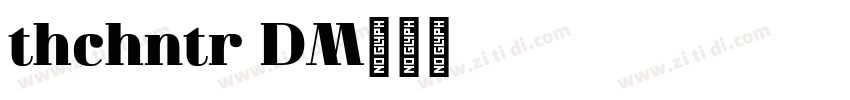 Athachantr DEMO字体转换